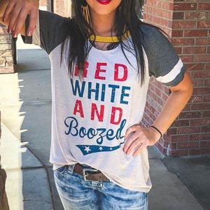 NWT Boozed Graphic Tee